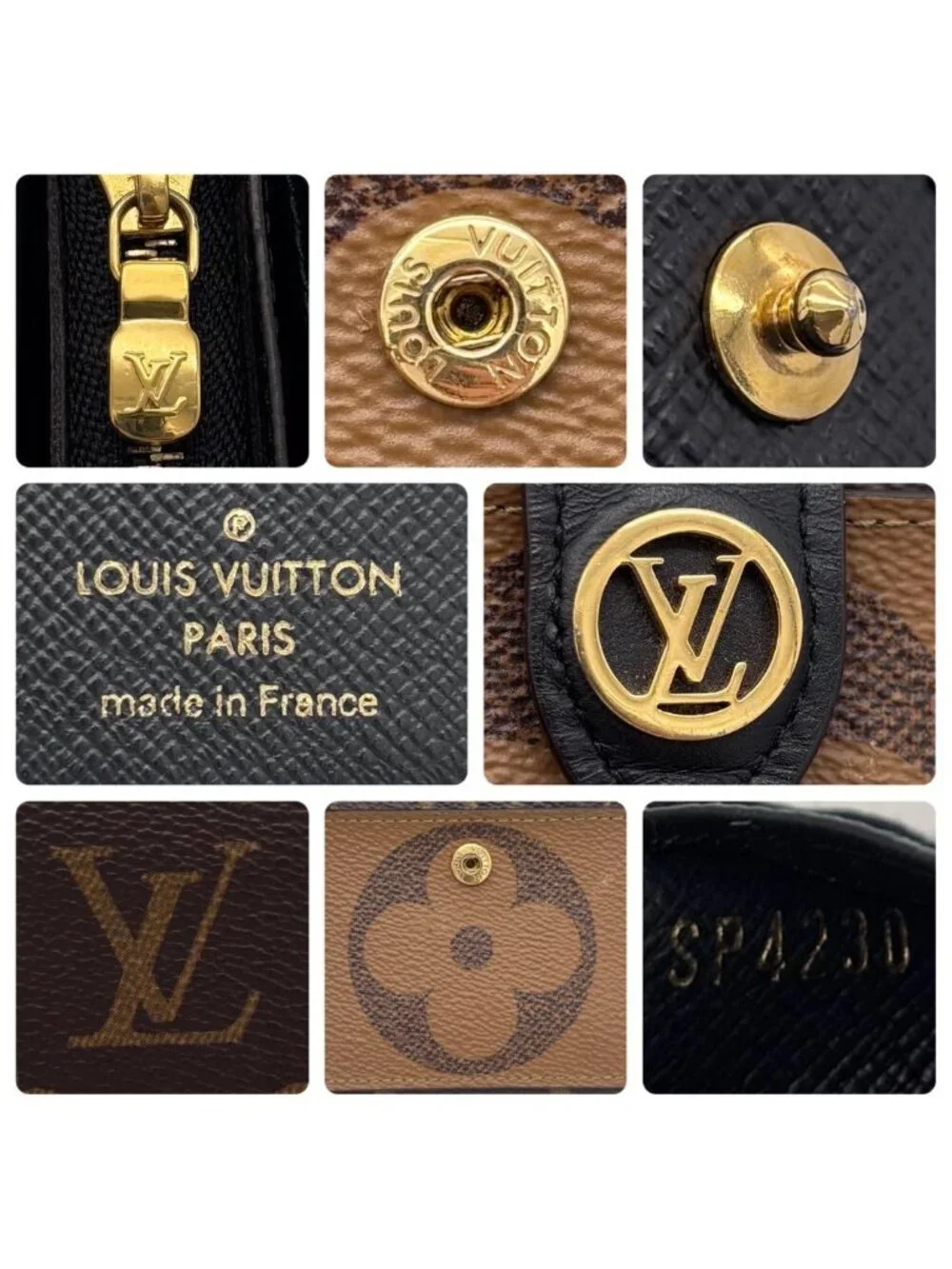 Louis Vuitton Monogram Reverse Portefeuille Juliette Bifold Wallet